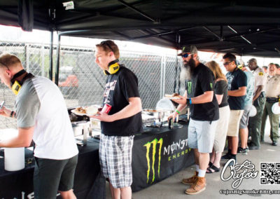 Cujo's Big Smoke BBQ cooking it up for Monster Energy