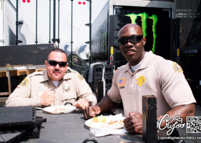 Cujo's Big Smoke BBQ cooking it up for Monster Energy