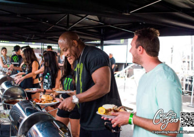 Cujo's Big Smoke BBQ cooking it up for Monster Energy