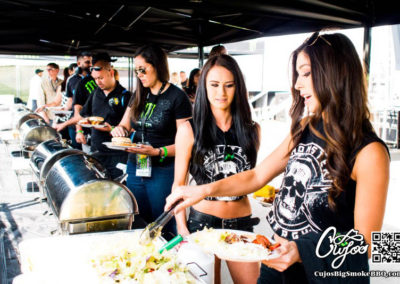 Cujo's Big Smoke BBQ cooking it up for Monster Energy