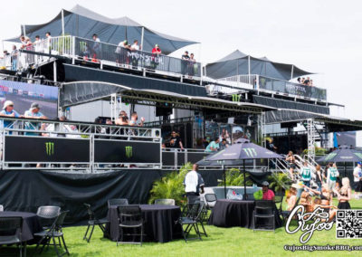 Cujo's Big Smoke BBQ cooking it up for Monster Energy