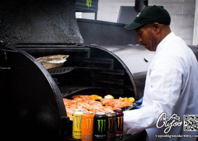 Cujo's Big Smoke BBQ cooking it up for Monster Energy