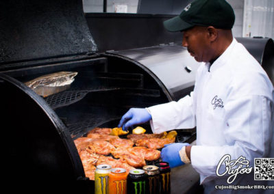 Cujo's Big Smoke BBQ cooking it up for Monster Energy