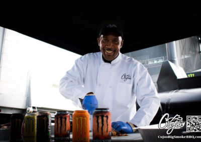 Cujo's Big Smoke BBQ cooking it up for Monster Energy