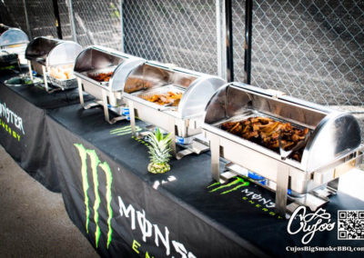 Cujo's Big Smoke BBQ cooking it up for Monster Energy