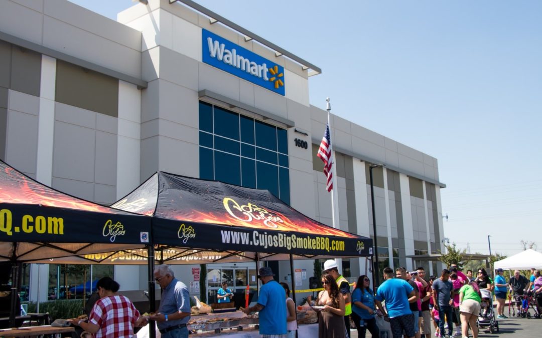 Cooking It Up for Family Day at Walmart’s Distribution Center in Colton